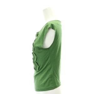SYBILLA カットソー ノースリーブ デザイン SS 緑 グリーン