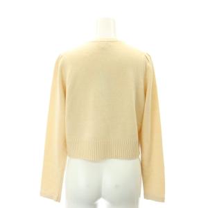 TOCCA 23AW 洗える PIXIE KNIT カーディガン 長袖 クロップド M ベージュ