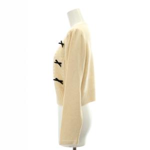 TOCCA 23AW 洗える PIXIE KNIT カーディガン 長袖 クロップド M ベージュ