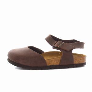 BIRKENSTOCK メッシーナ Messina サンダル レザー 37 24cm 茶 ブラウン
