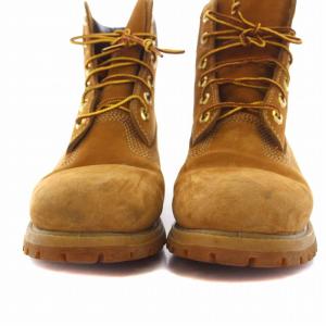 Timberland プレミアム ウオータープルーフブーツ レースアップ スエード 23cm 茶 ブラウン 10360