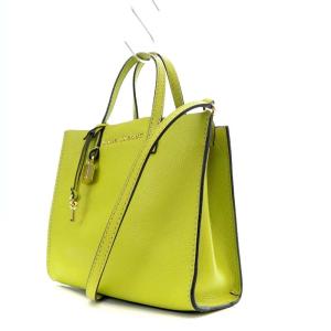 MARC JACOBS ミニグラインド トートバッグ ショルダーバッグ 2way 斜め掛け レザー 黄色 イエロー