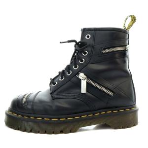 Dr.Martens 1460 BEX ZIP 8EYE BOOT ワークブーツ ショート フラット レースアップ レザー UK5 24cm 黒