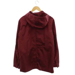 PRADA ナイロン フード ジップジャケット パーカー ブルゾン ジップアップ S ボルドー