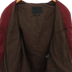 PRADA ナイロン フード ジップジャケット パーカー ブルゾン ジップアップ S ボルドー