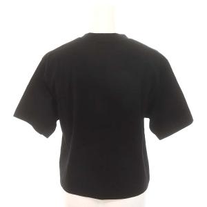 EVERYDAY I LIKE 24SS Neo Cropped Tシャツ カットソー 半袖 無地 コットン 黒 ブラック