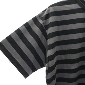 Graphpaper Border S/S Tee Tシャツ カットソー ボーダー 半袖 1 黒 グレー ブラック