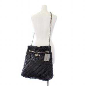 BALENCIAGA BB Crush ミディアム トートバッグ 2WAY ブラック
