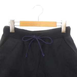 sacai luck レースレイヤードショートパンツ イージー 1 紺 黒 ネイビー ブラック