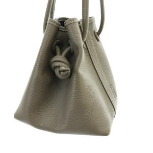 VASIC BOND MINI LEATHER ハンド ショルダーバッグ シュリンクレザー アッシュ グレー VC-3511-113