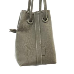 VASIC BOND MINI LEATHER ハンド ショルダーバッグ シュリンクレザー アッシュ グレー VC-3511-113