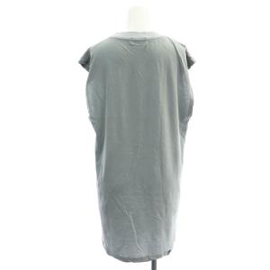 HYSTERIC GLAMOUR 24SS HEAVENLY MUSIC ノースリーブ Tシャツ カットソー プリント F グレー