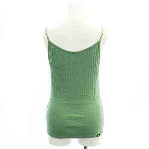 HYSTERIC GLAMOUR VIVA VIETNAMプリントキャミソール ニット Vネック F 緑 グリーン 01182CR08