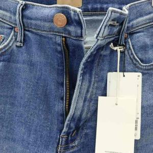 MOTHER BLUE INSIDER CROP STEP FRAY デニムパンツ Deuxieme Classe取り扱い ボトムス ジップフライ