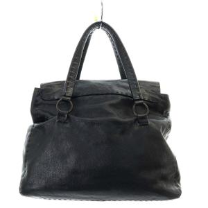 HENRY BEGUELIN トートバッグ ハンドバッグ レザー ブラック