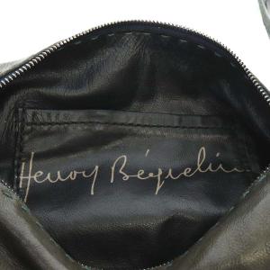 HENRY BEGUELIN ショルダーバッグ ワンショルダー 斜め掛け レザー ダークカーキ