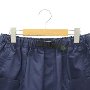 South2 West8 Belted Center Seam Short Nylon Tussore ハーフパンツ イージー M 紺 ネイビー