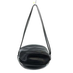 JURGEN LEHL ラグビーボール ショルダーバッグ レザー ブラック