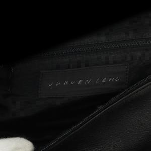 JURGEN LEHL ラグビーボール ショルダーバッグ レザー ブラック