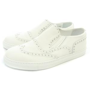 SARTORE メダリオンスタッズスニーカー レザー 37 23.5-24cm 白 ホワイト