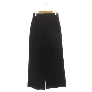 BEAUTY&YOUTH UNITED ARROWS ポリエステルレーヨン 2タックワイドパンツ ボトムス ジップフライ センタープレス 36 S 濃紺