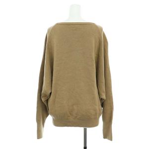 Plage 22AW スムース ドルマンプルオーバー ニット セーター 長袖 ベージュ