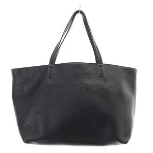 Salvatore Ferragamo ガンチーニ レザー トートバッグ ハンドバッグ ロゴ 黒 ブラック 21D766