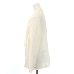 SHIPS シアージャケット テーラードジャケット ダブル 36 白 ホワイト /DF OS SH