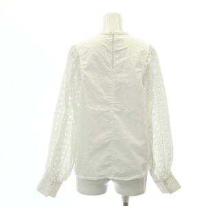 TODAYFUL 22SS Lacesleeve Cotton Blouse ブラウス 長袖 刺繍 シアー シースルー F