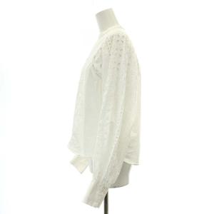 TODAYFUL 22SS Lacesleeve Cotton Blouse ブラウス 長袖 刺繍 シアー シースルー F