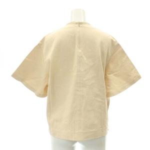 Drawer コットン天竺レザーポケットカットソー 半袖 1 ピンクベージュ