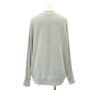 ebure 23SS カーディガン ニット 長袖 コットン グレー