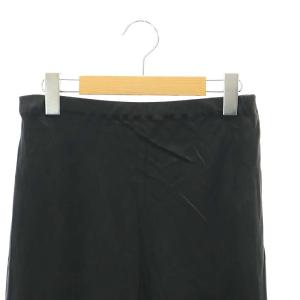 EVERYDAY I LIKE 24SS Cu/R Maxi スカート ロング フレア 黒 ブラック