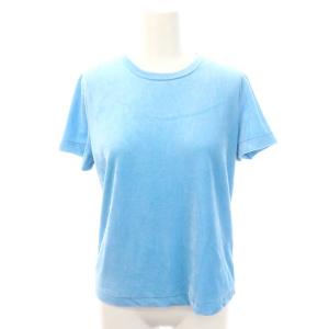 Ron Herman 23AW Pigment Velour Tee Tシャツ カットソー 半袖 XS 水色 ライトブルー