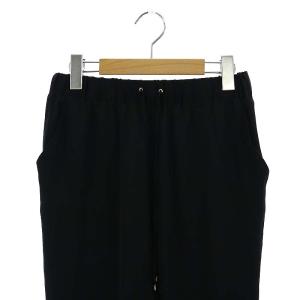 Deuxieme Classe シルクサテンドロストパンツ ボトムス イージー ジョガー 36 S 黒 ブラック