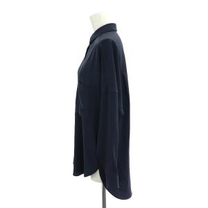 upper hights 長袖シャツ ブラウス 0 XS 紺 ネイビー