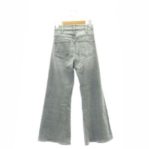 MOTHER 23SS THE HUSTLER ROLLER ANKLE デニムパンツ ジーンズ ワイド ストレッチ 24 グレー