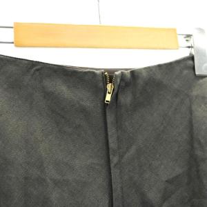 Deuxieme Classe アササルファーゾメスカート フレアスカート ロング リネン 34 ダークグレー