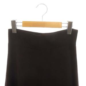 Deuxieme Classe ニット フレアスカート ロング 茶 ブラウン