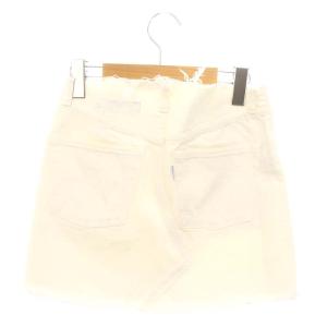 MADISONBLUE デニム ミニスカート タイトスカート カットオフ 00 白 ホワイト