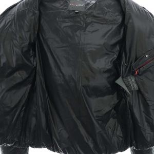 DUVETICA ファー ダウンジャケット ジップアップ 40 黒 ブラック