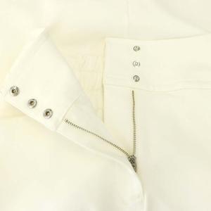 Diagram GRACE CONTINENTAL 24SS ストレッチタイトスカート  ロング丈 マキシ丈 スリット ジップフライ コットン 36 S 白 ホワイト