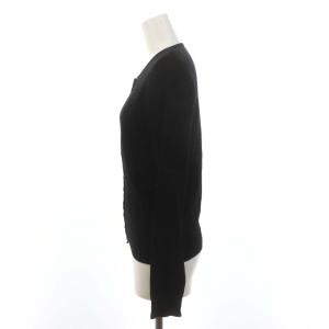 agnes b. カーディガンプレッション 長袖 スナップボタン 3 黒 ブラック