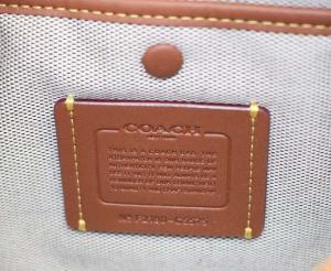 COACH ローグ 25 カラーブロック トートバッグ ショルダーバッグ 2way レザー スエード カーキ