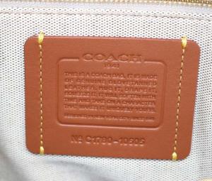 COACH ダコタ サッチェル グラブタン レザー ウィズ リンクド ティーローズ ショルダーバッグ 2way 