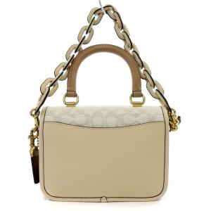 COACH ローグ トップ ハンドル シグネチャー ジャカード ハンドバッグ 2way