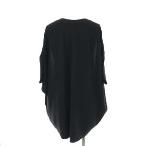 L'Appartement Hello,Bonjour! ニット セーター 長袖 プルオーバー F 黒 ブラック