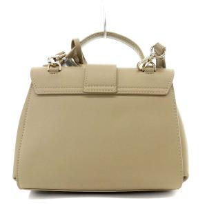 SNIDEL 23SS スクエアバックルバッグ ハンドバッグ ワンハンドル ショルダーバッグ 2way 斜め掛け フェイクレザー ベージュ