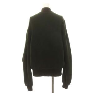 Y's ヨウジヤマモト ニット MA-1 ジャケット ブルゾン ジップアップ 2 カーキ