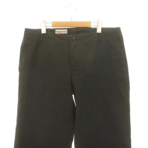 EMPORIO ARMANI ワイドパンツ ロールアップ ボタンフライ 50 ダークグレー